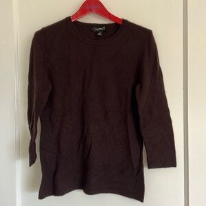 Lord & Taylor cashmere sweater, 3/4 sleeve-length